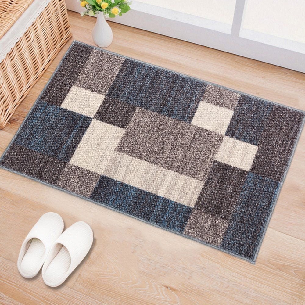 World Rug Gallery Rutschfester Teppich im modernen Boxen-Design