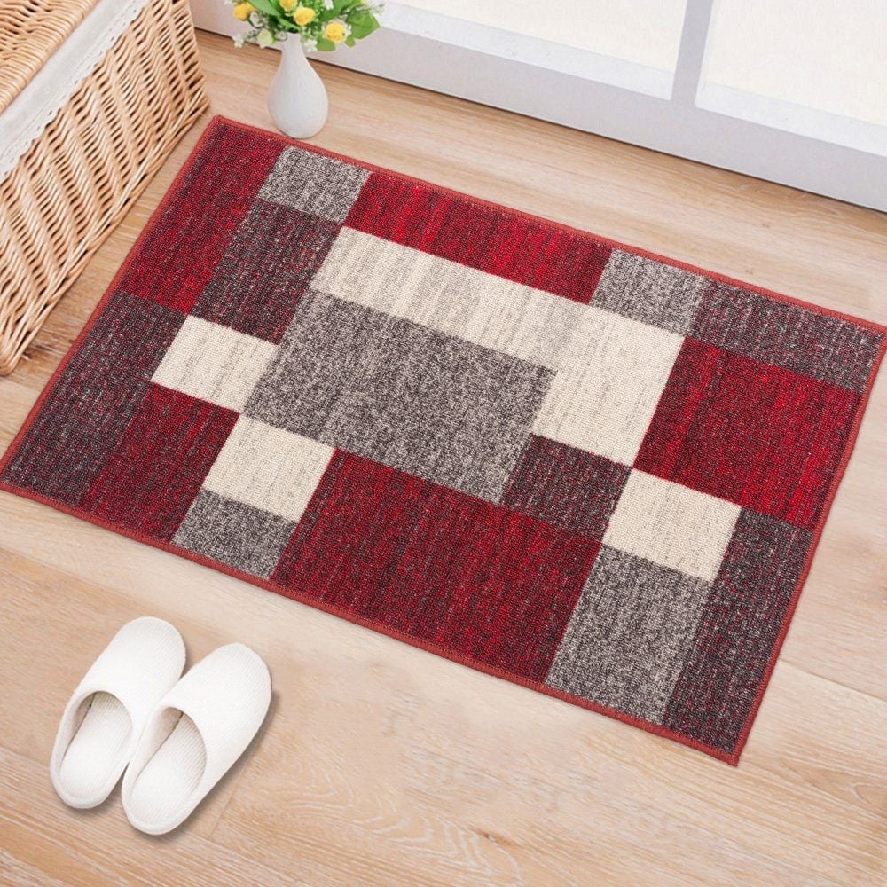 World Rug Gallery Rutschfester Teppich im modernen Boxen-Design