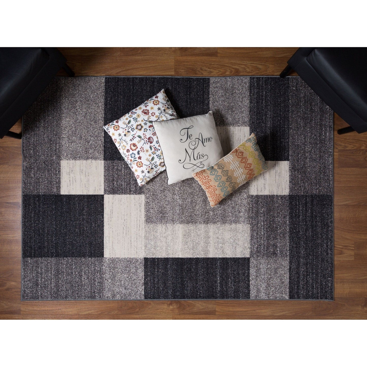 World Rug Gallery Rutschfester Teppich im modernen Boxen-Design