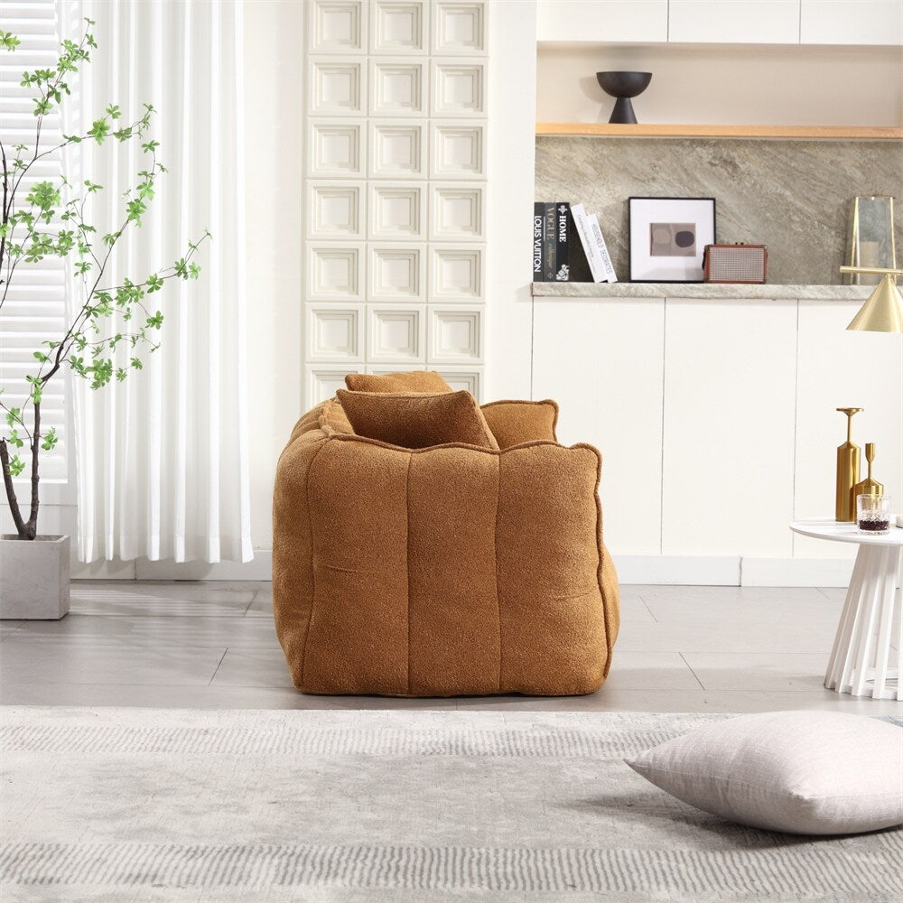 Modern Chenille Recliner Sofa with High Resilience Foam