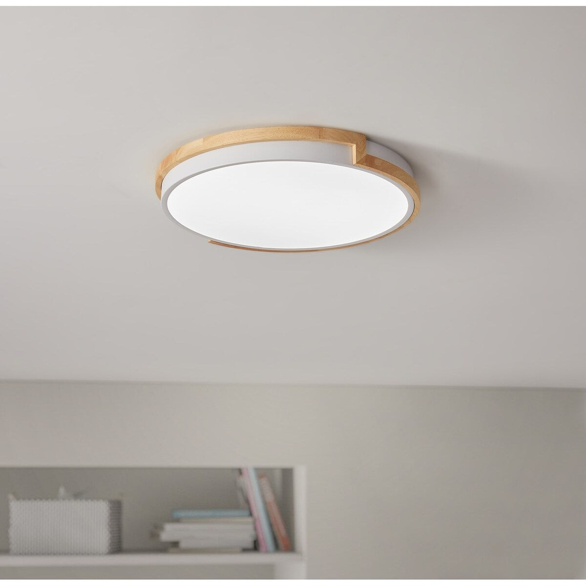 Moderne, prägnante 1-flammige LED-Deckenleuchte mit Kreisform