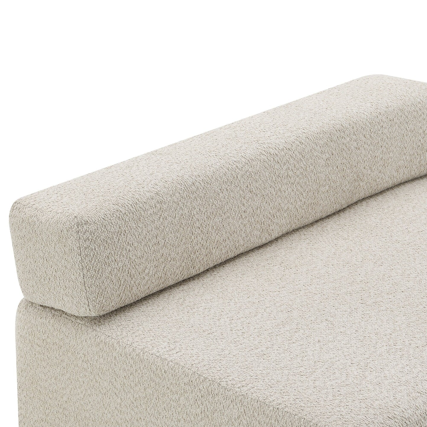 Modern Floor Couch Convertible Compressed Couch, Loveseat Frame for Oversized Modular U Shaped Sectional Sofa
