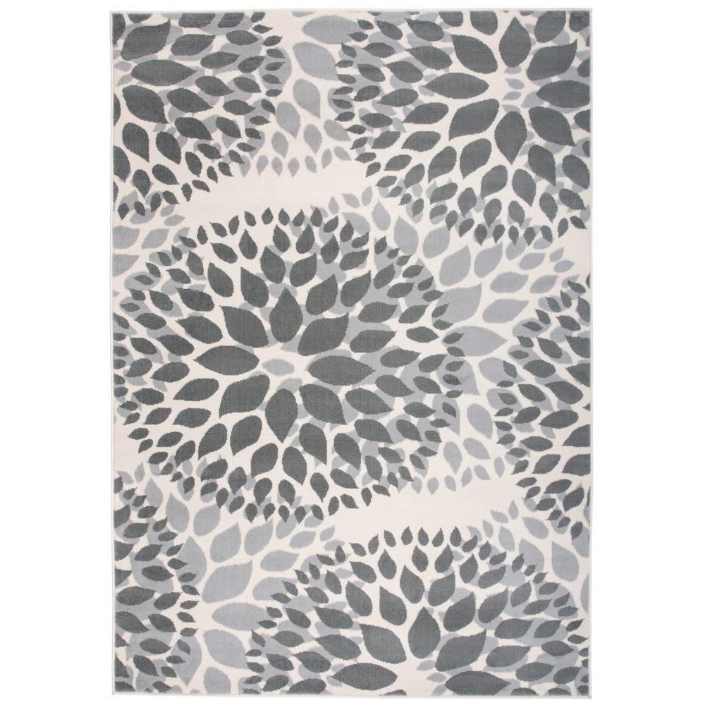 World Rug Gallery Moderner Teppich mit floralen Kreisen