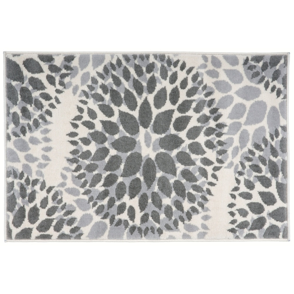 World Rug Gallery Moderner Teppich mit floralen Kreisen