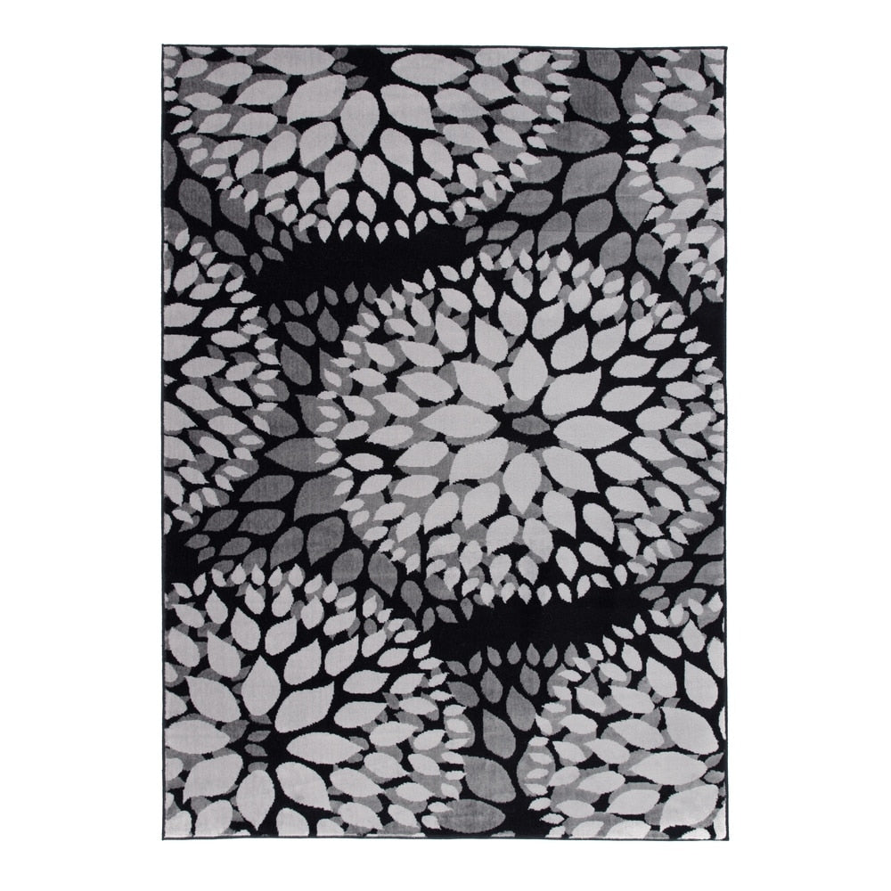 World Rug Gallery Moderner Teppich mit floralen Kreisen