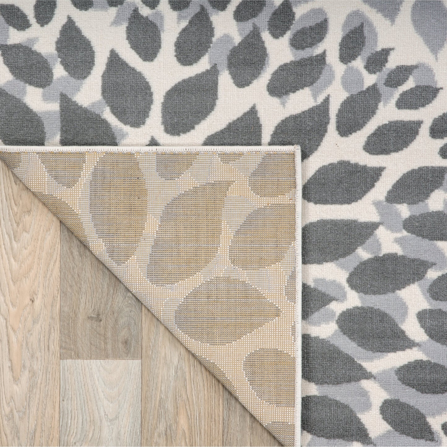 World Rug Gallery Moderner Teppich mit floralen Kreisen