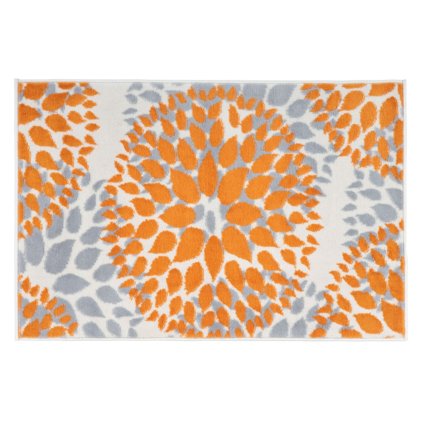 World Rug Gallery Moderner Teppich mit floralen Kreisen