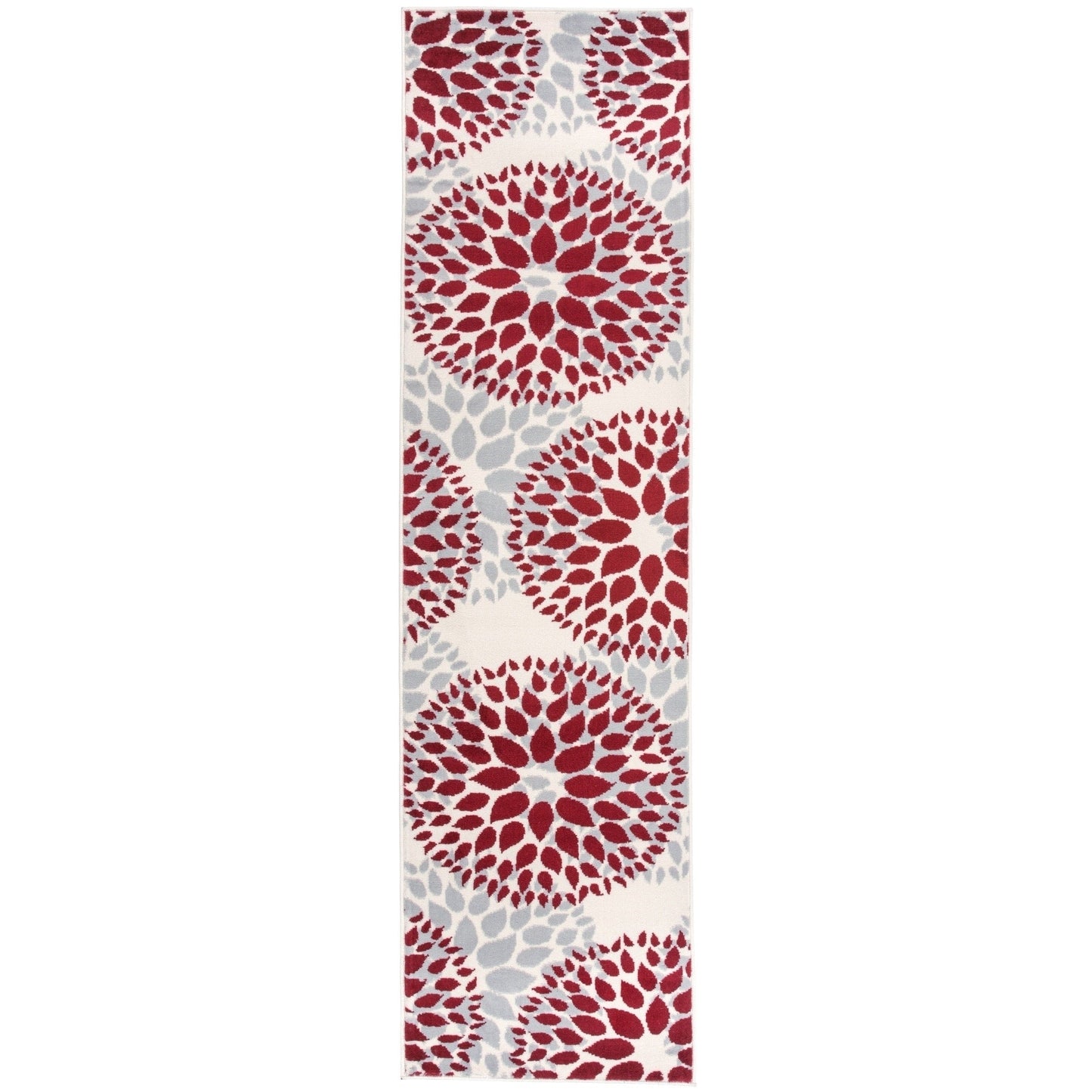 World Rug Gallery Moderner Teppich mit floralen Kreisen