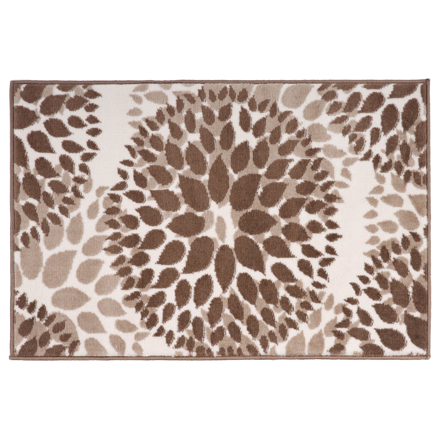World Rug Gallery Moderner Teppich mit floralen Kreisen