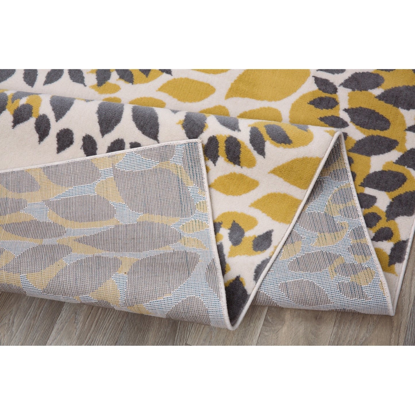 World Rug Gallery Moderner Teppich mit floralen Kreisen