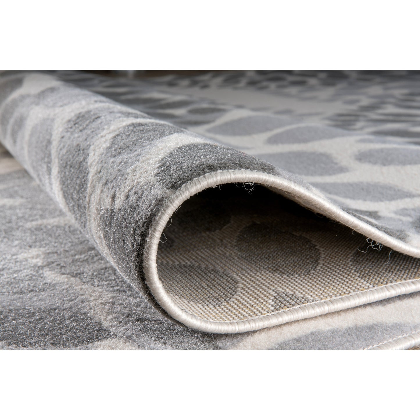 World Rug Gallery Moderner Teppich mit floralen Kreisen