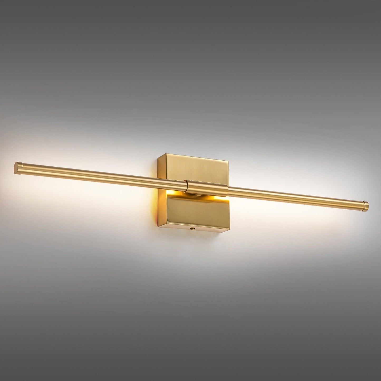 1-flammig 23,6 Zoll Moderne lineare dimmbare integrierte LED-Badezimmer-Wandleuchte