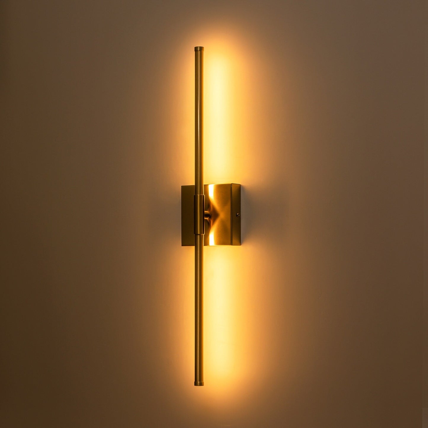 1-flammig 23,6 Zoll Moderne lineare dimmbare integrierte LED-Badezimmer-Wandleuchte