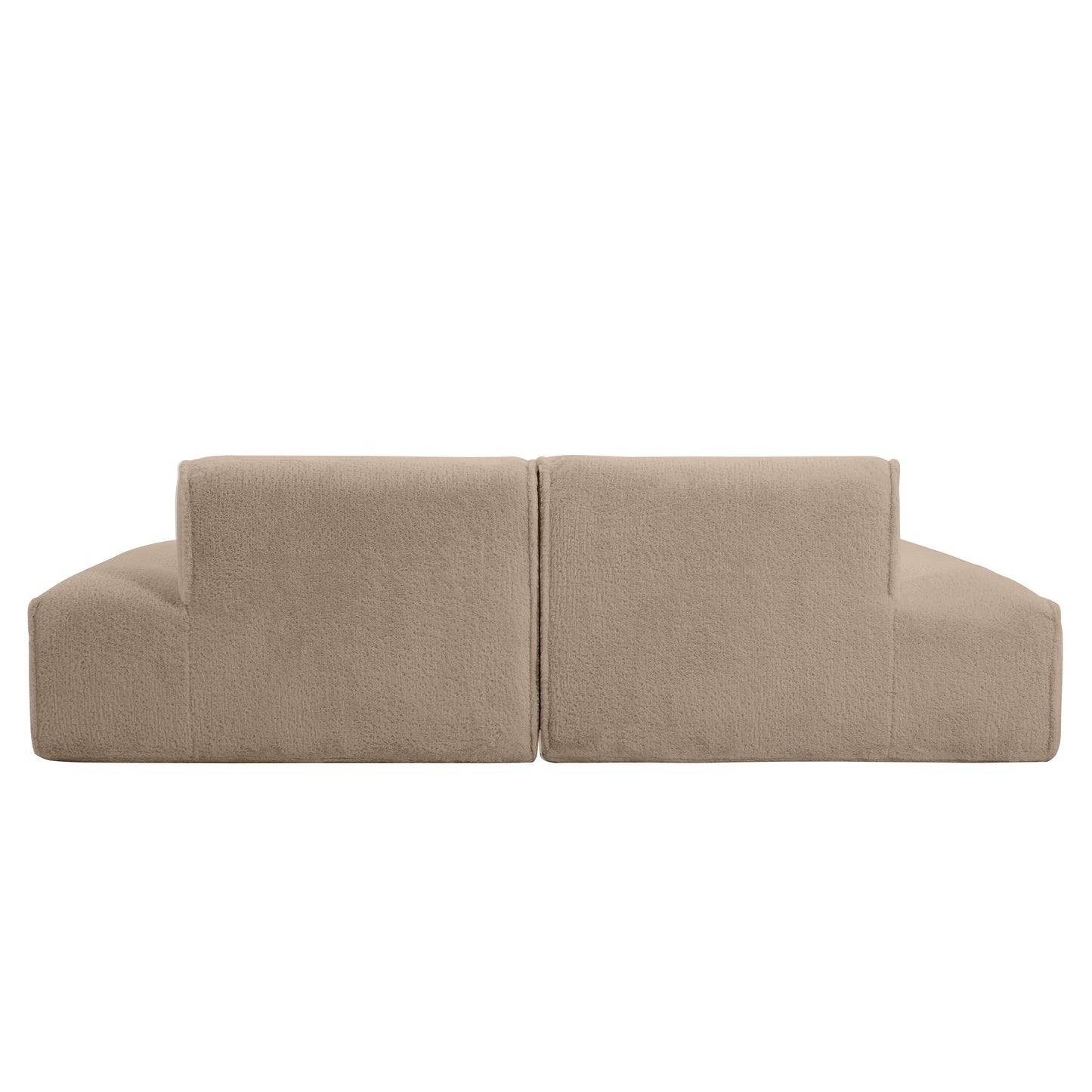 Modular Sectional Sofa,Fully Compressed,Spacious Foam-Filled Sofa Bed For Living Room,Elderly - Friendly Design