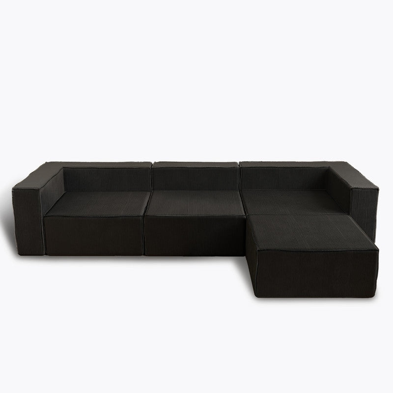 Module Corduroy Compression with Ottoman Sofas