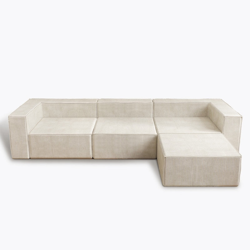 Module Corduroy Compression with Ottoman Sofas
