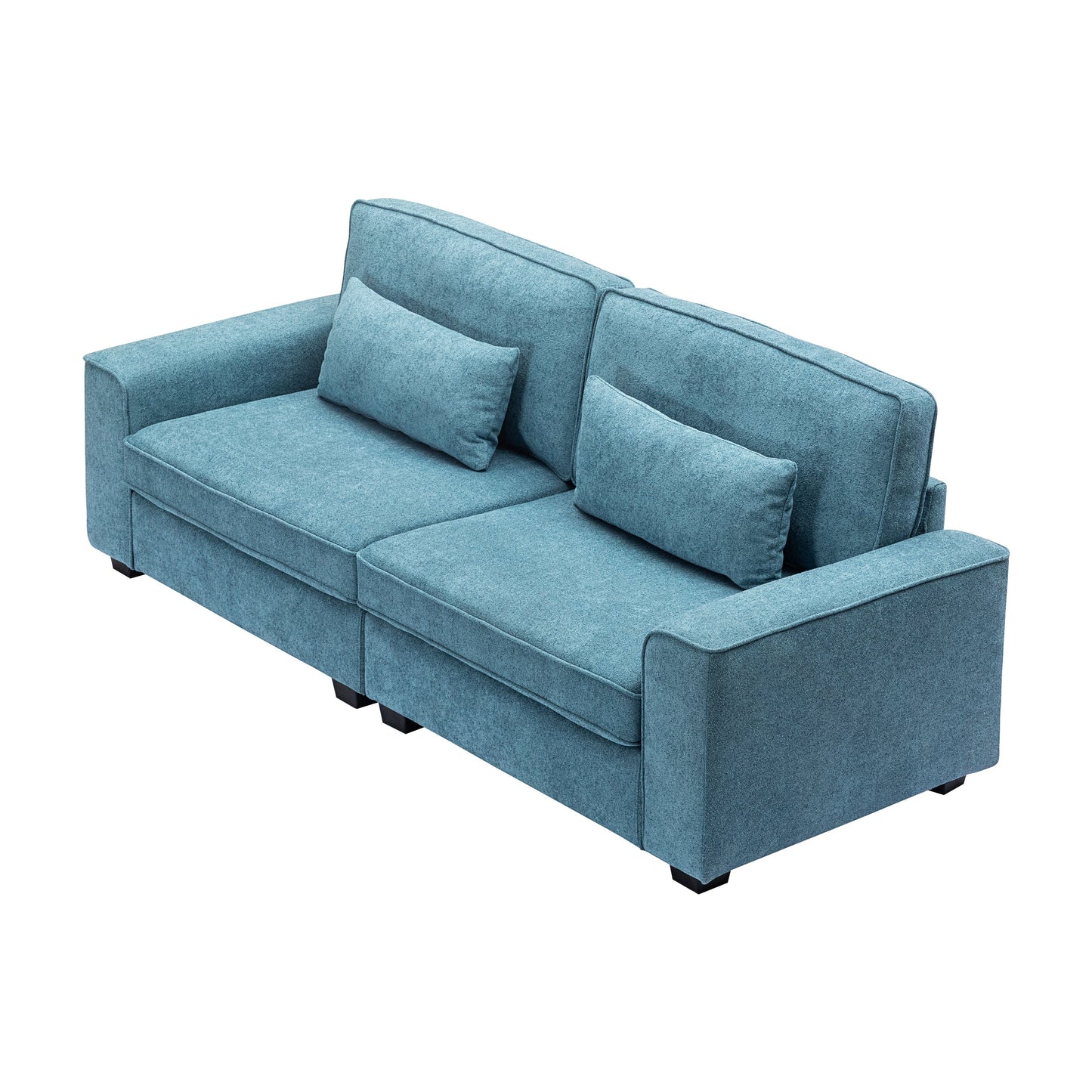 Montague Cozy Duo Upholstered 3-Seat Loveseat Sofa by Christopher Knight Home