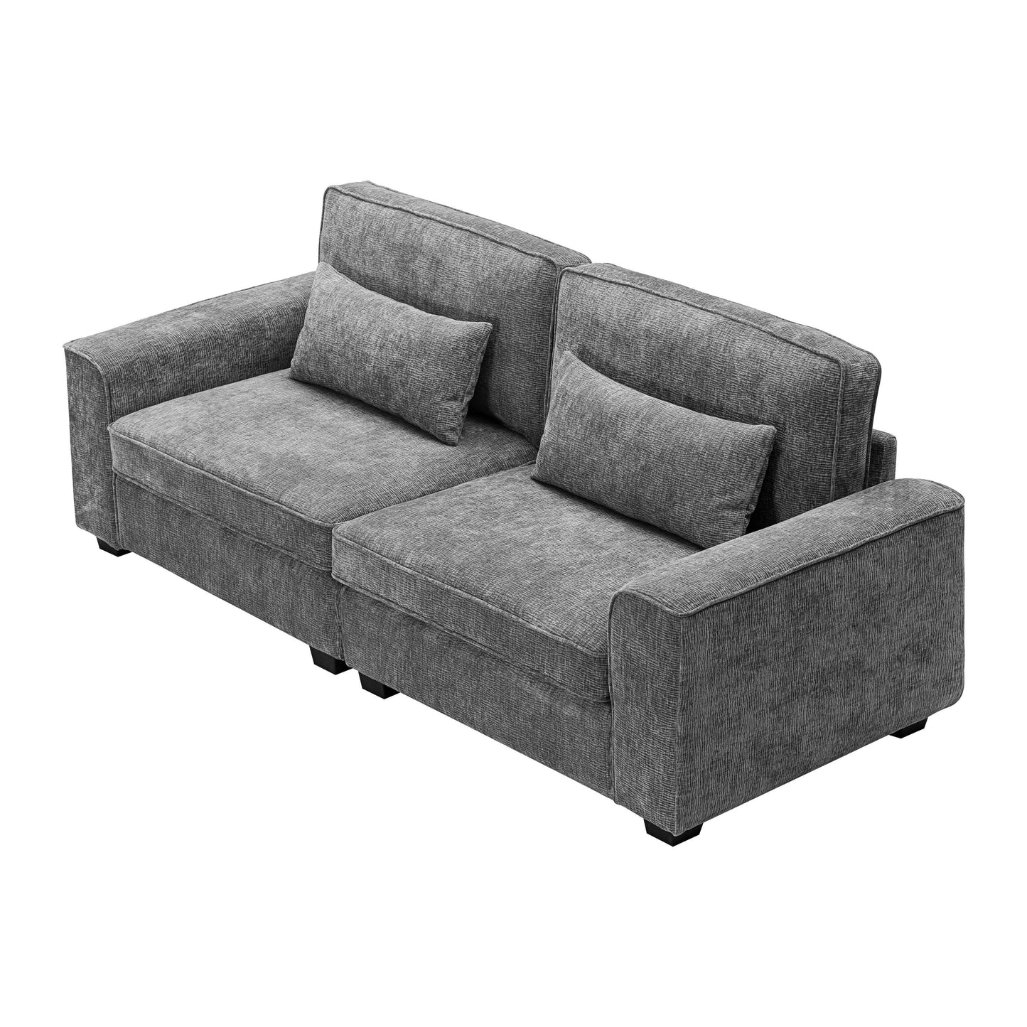 Montague Cozy Duo Upholstered 3-Seat Loveseat Sofa by Christopher Knight Home