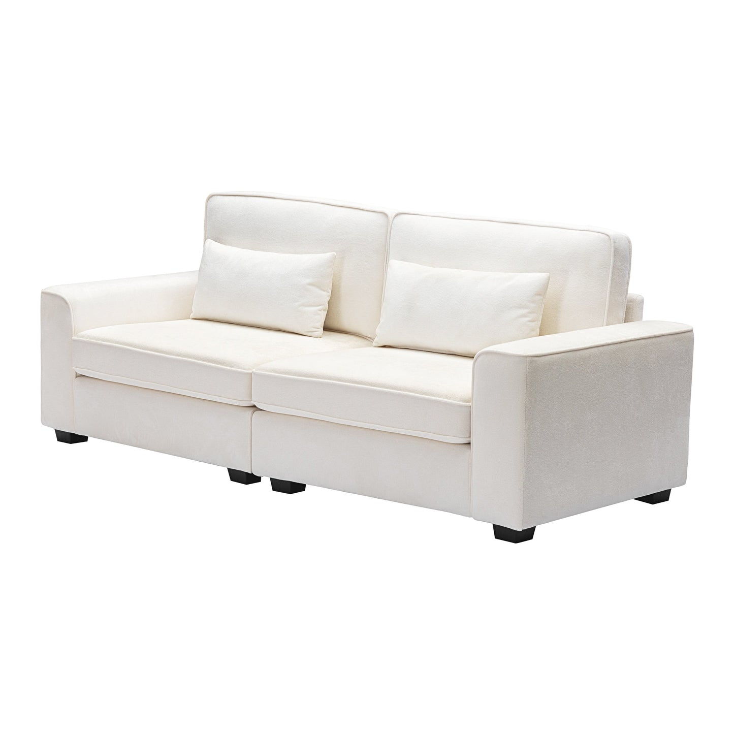 Montague Cozy Duo Upholstered 3-Seat Loveseat Sofa by Christopher Knight Home