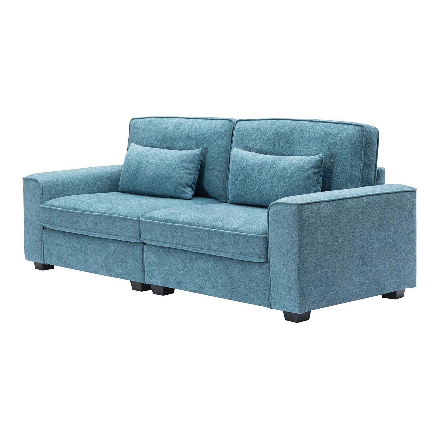 Montague Cozy Duo Upholstered 3-Seat Loveseat Sofa by Christopher Knight Home