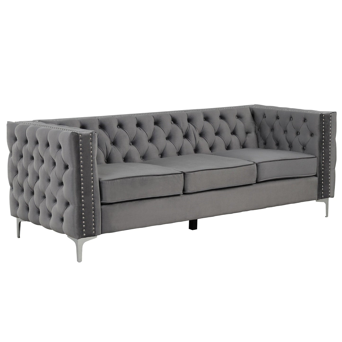 Morden Fort Deep Dutch Velvet Modern Sofa