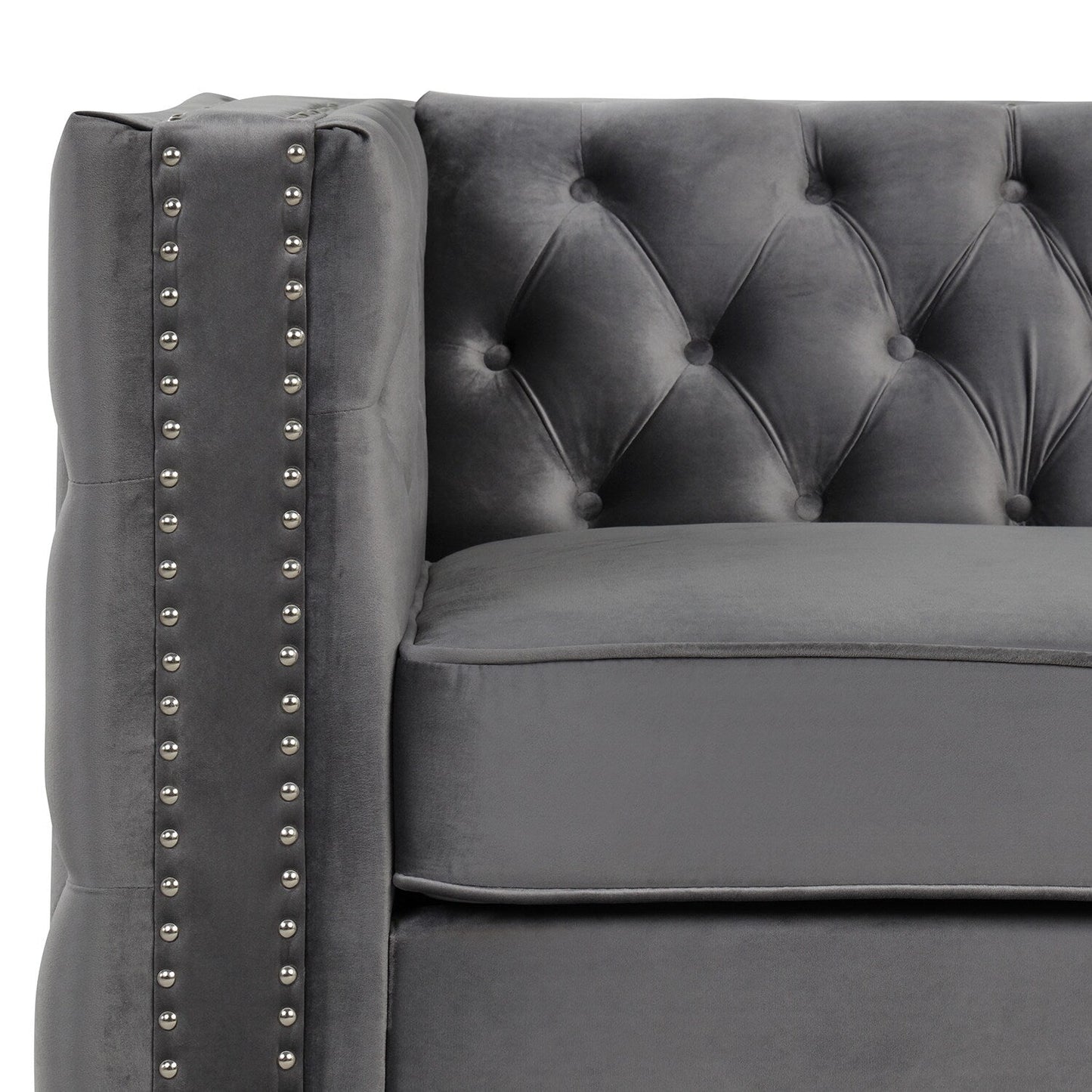 Morden Fort Deep Dutch Velvet Modern Sofa
