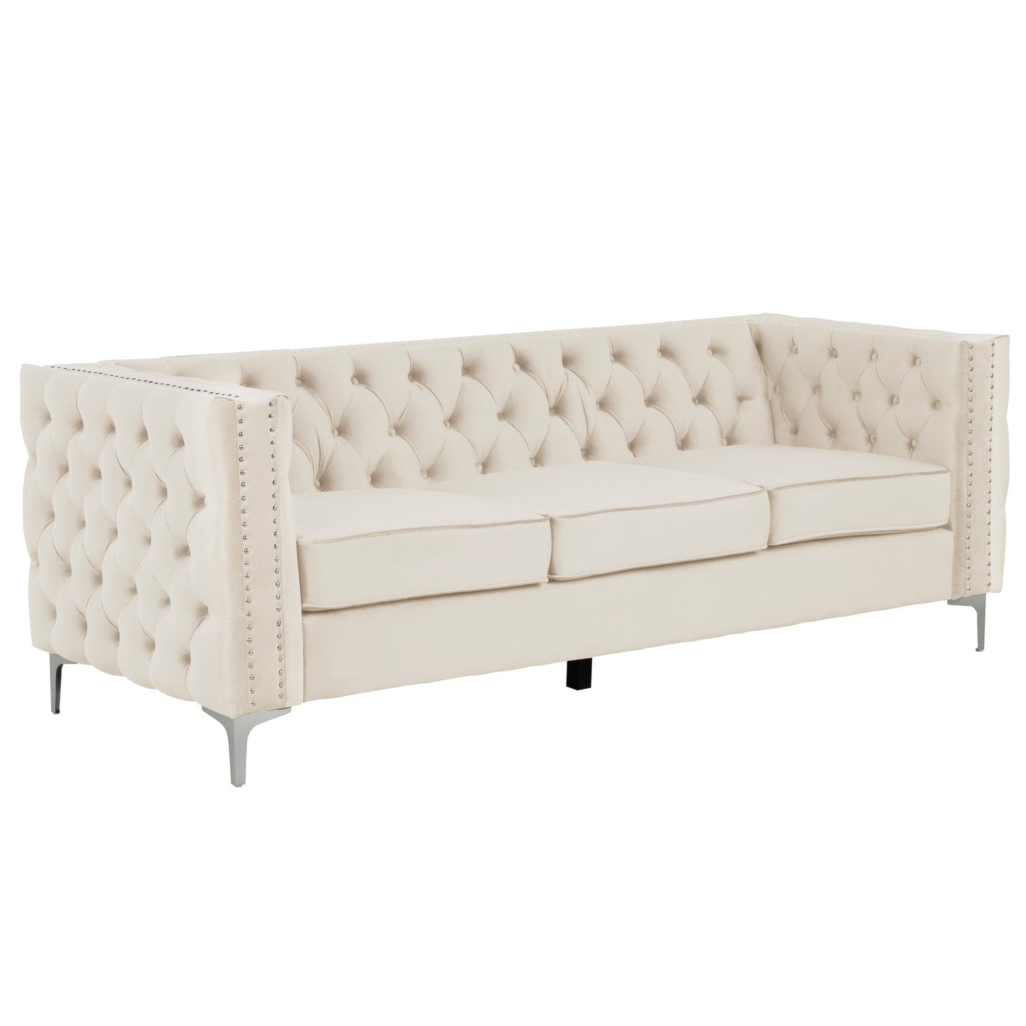 Morden Fort Deep Dutch Velvet Modern Sofa