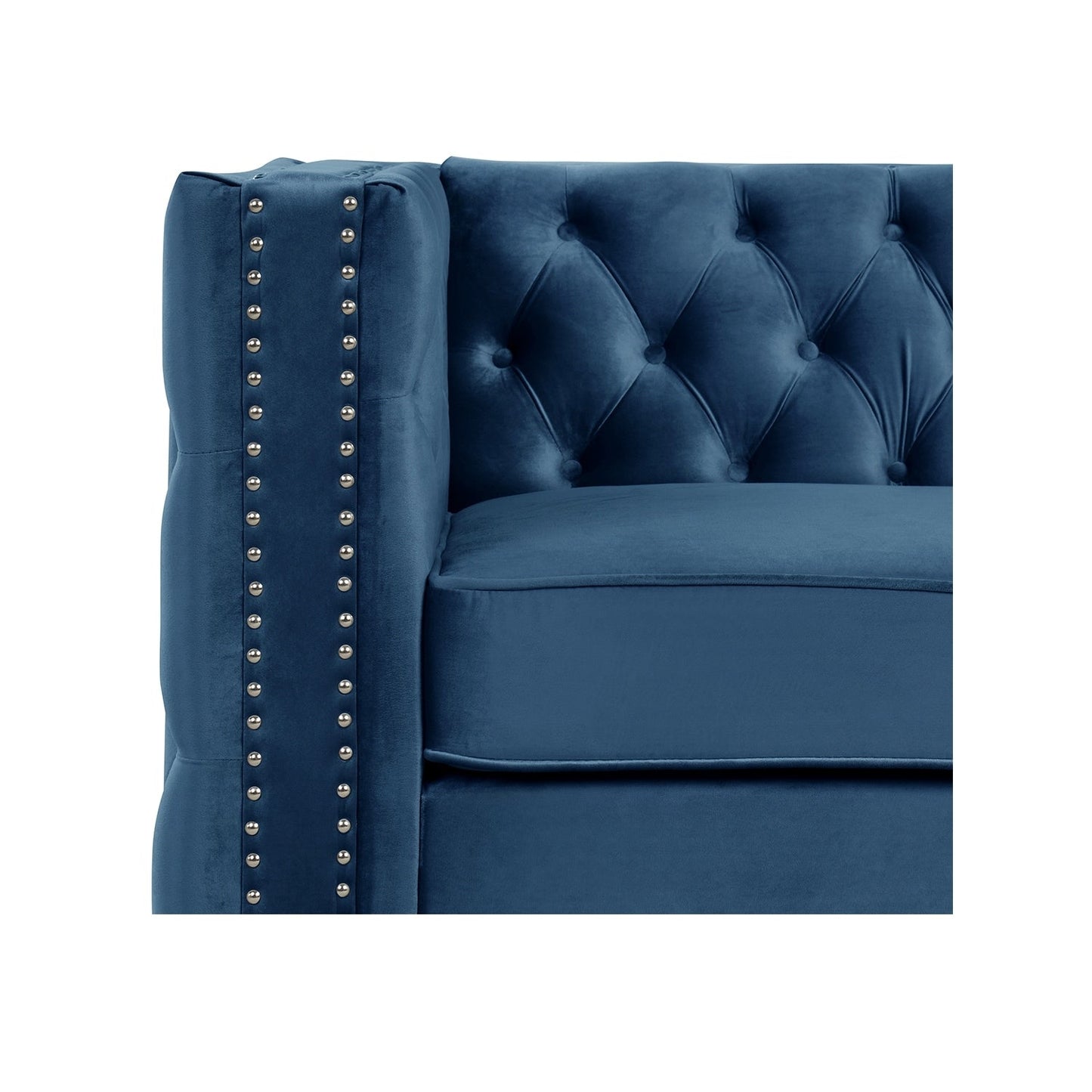 Morden Fort Deep Dutch Velvet Modern Sofa