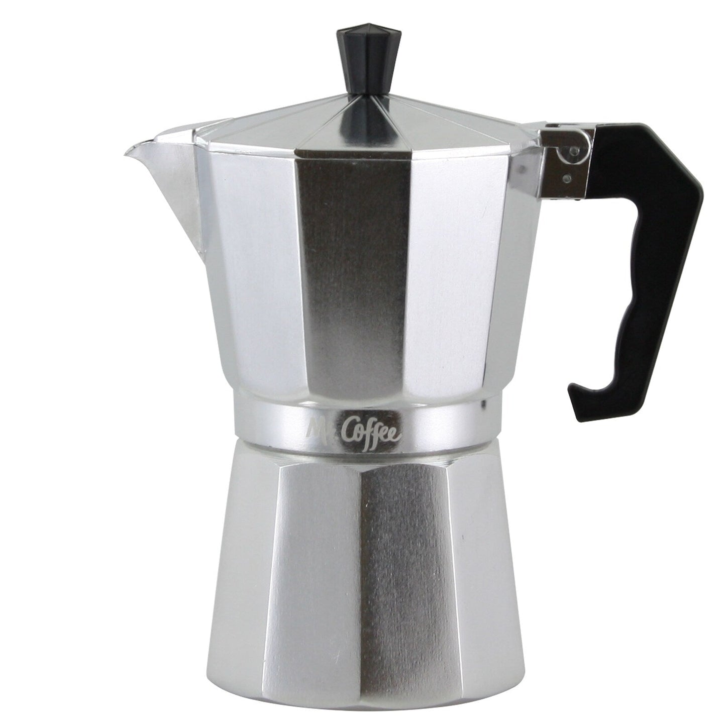 Mr. Coffee Brixia 3-teiliger Espressokocher für 6 Tassen auf dem Herd