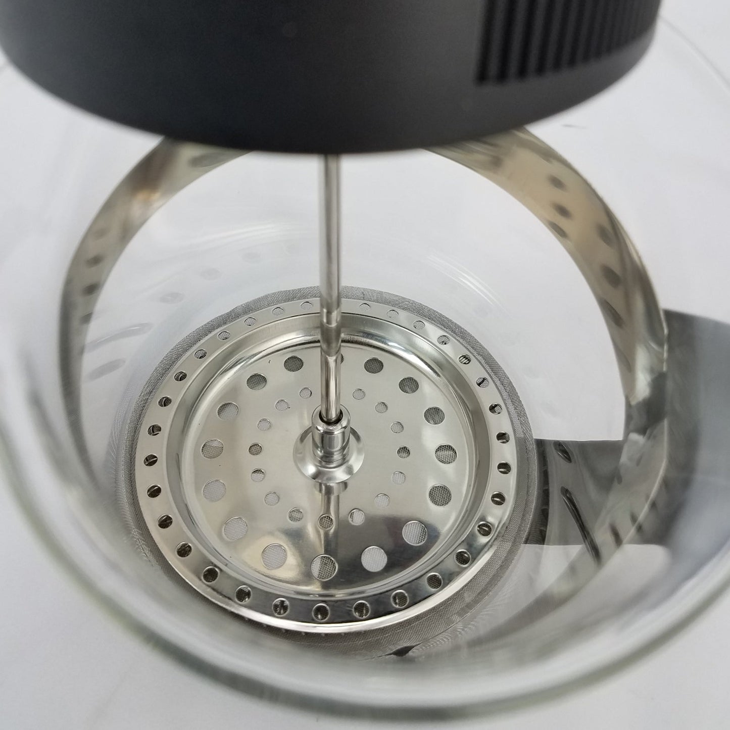 Mr. Coffee Cafe Oasis French-Press-Kaffeemaschine mit 32-Unzen-Quart-Glasgehäuse