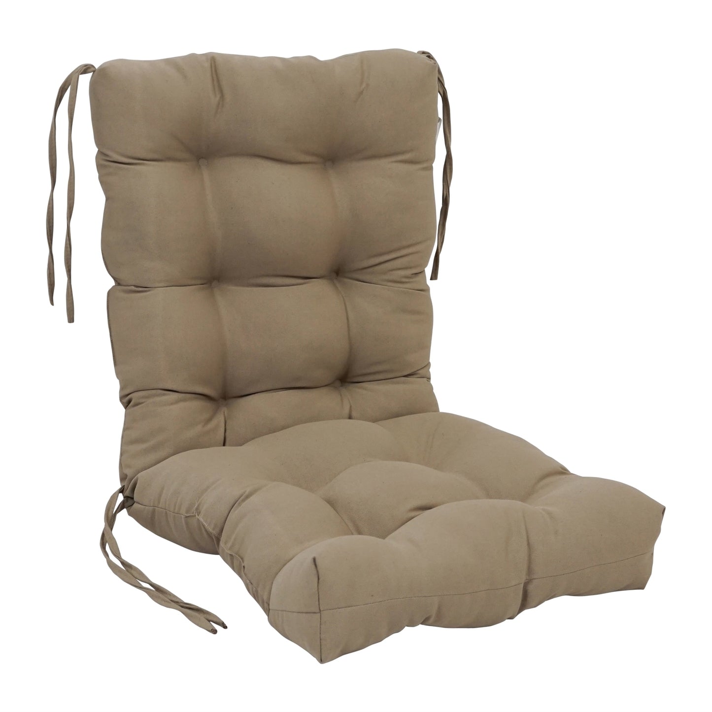 Mehrteiliges getuftetes Sitz-/Rückenkissen aus Twill (mehrere Größen)