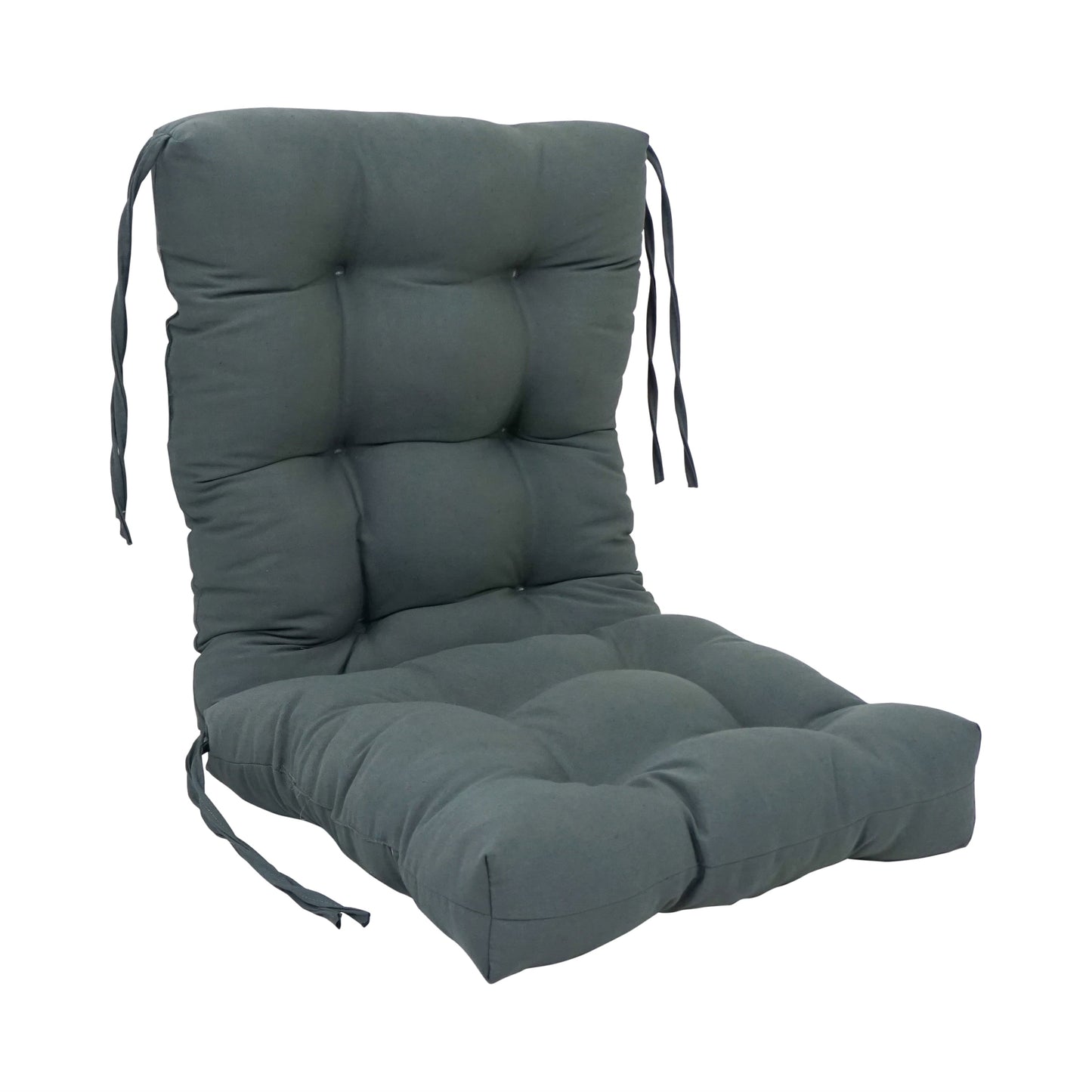 Mehrteiliges getuftetes Sitz-/Rückenkissen aus Twill (mehrere Größen)