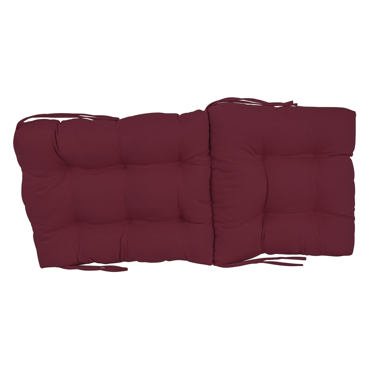 Mehrteiliges getuftetes Sitz-/Rückenkissen aus Twill (mehrere Größen)