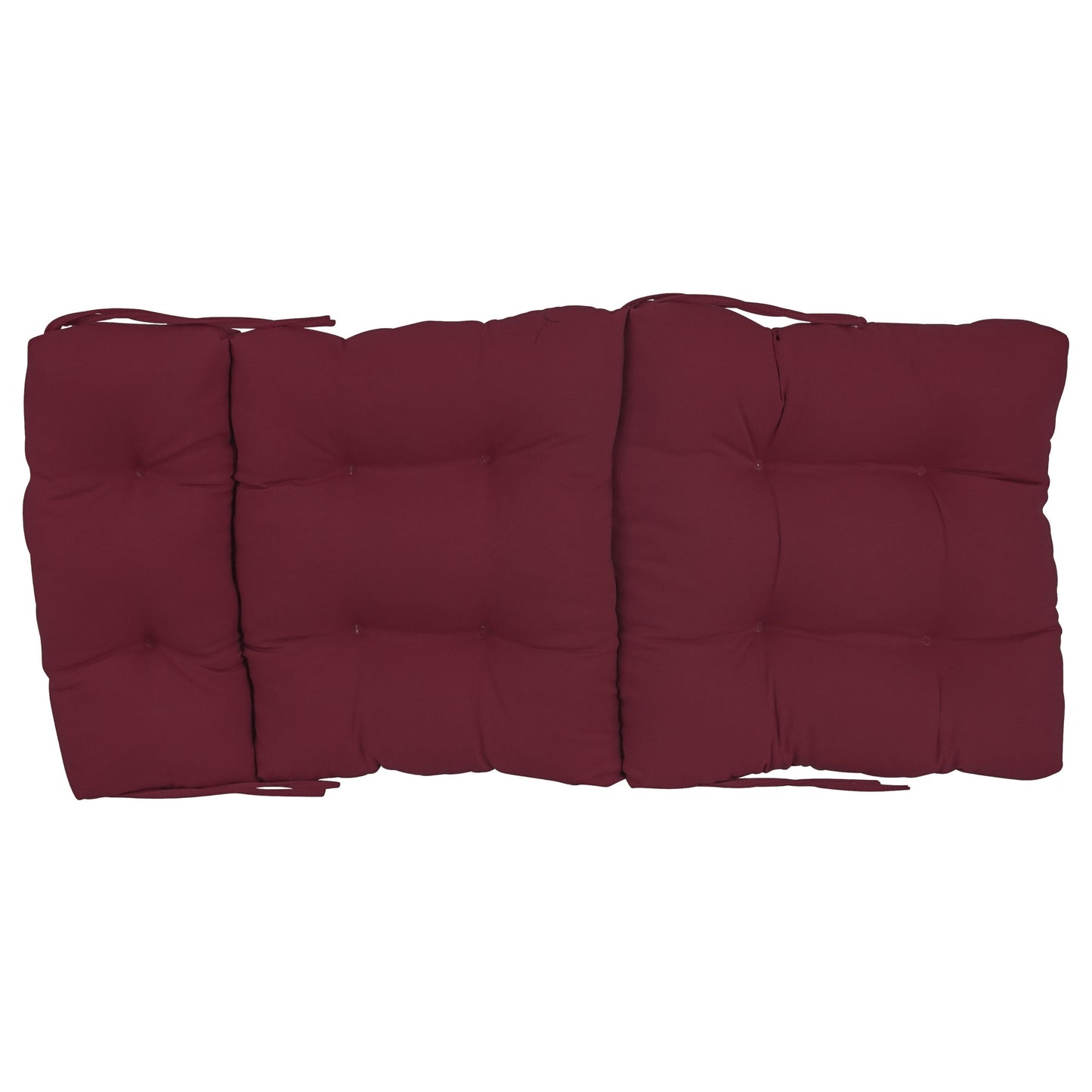 Mehrteiliges getuftetes Sitz-/Rückenkissen aus Twill (mehrere Größen)
