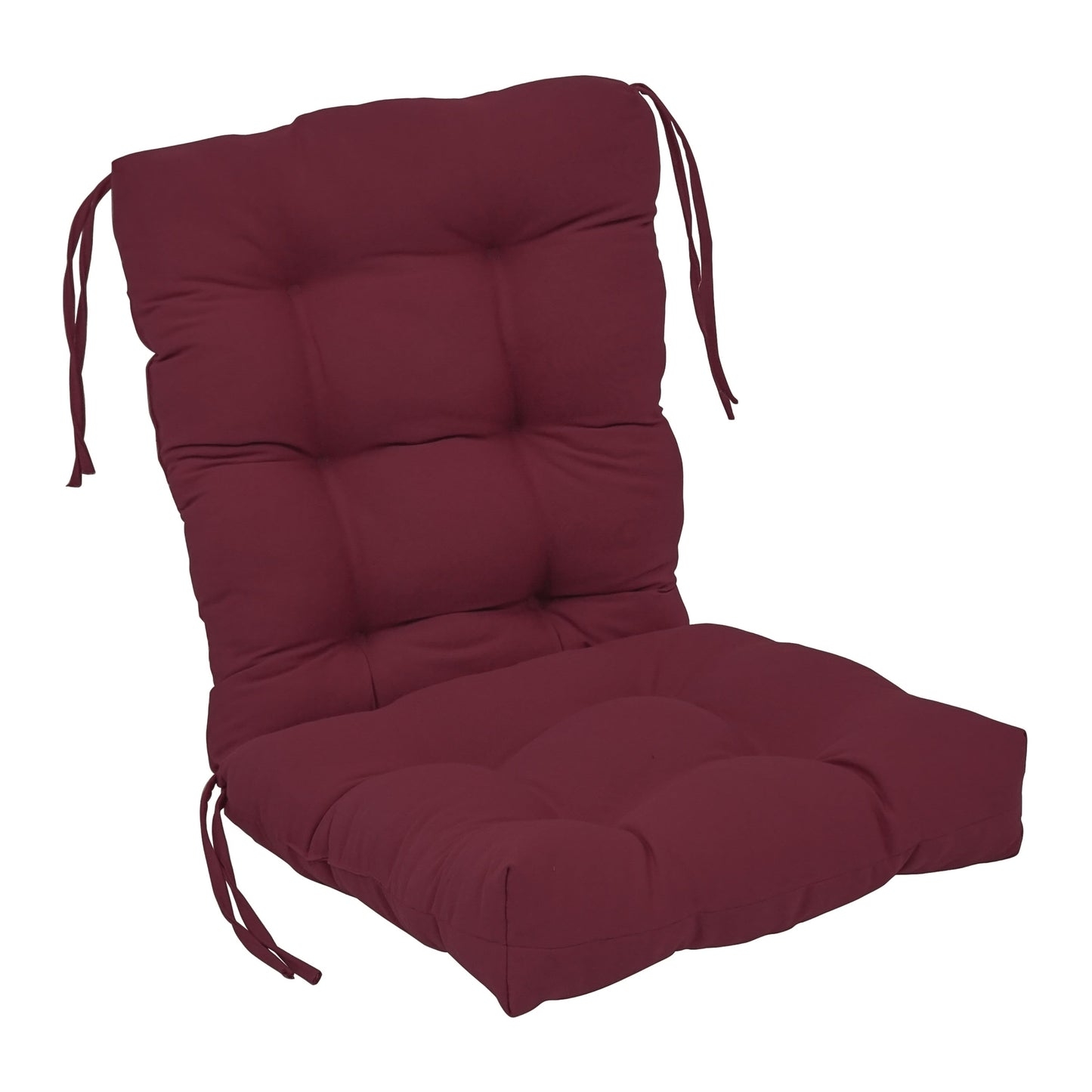 Mehrteiliges getuftetes Sitz-/Rückenkissen aus Twill (mehrere Größen)