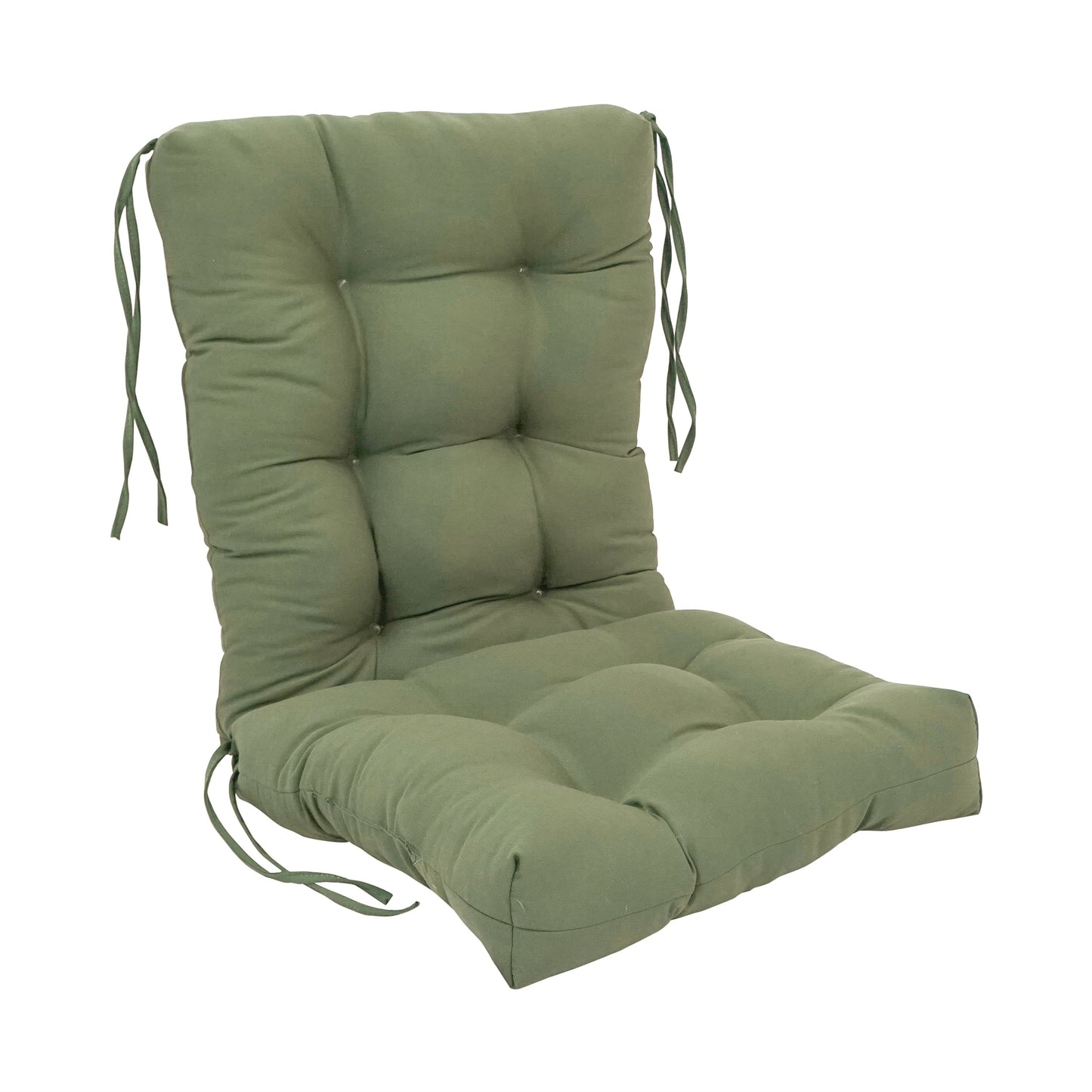 Mehrteiliges getuftetes Sitz-/Rückenkissen aus Twill (mehrere Größen)