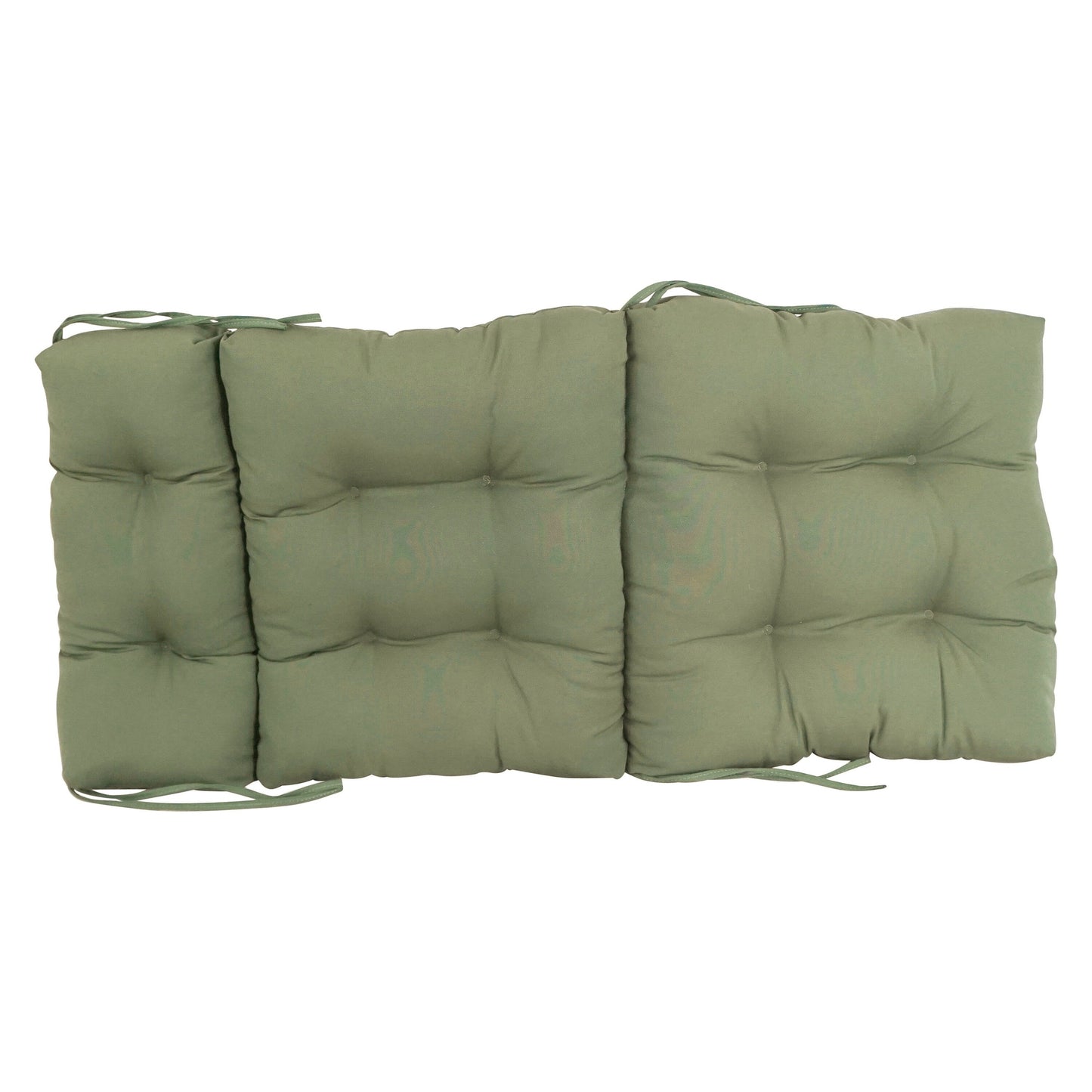 Mehrteiliges getuftetes Sitz-/Rückenkissen aus Twill (mehrere Größen)