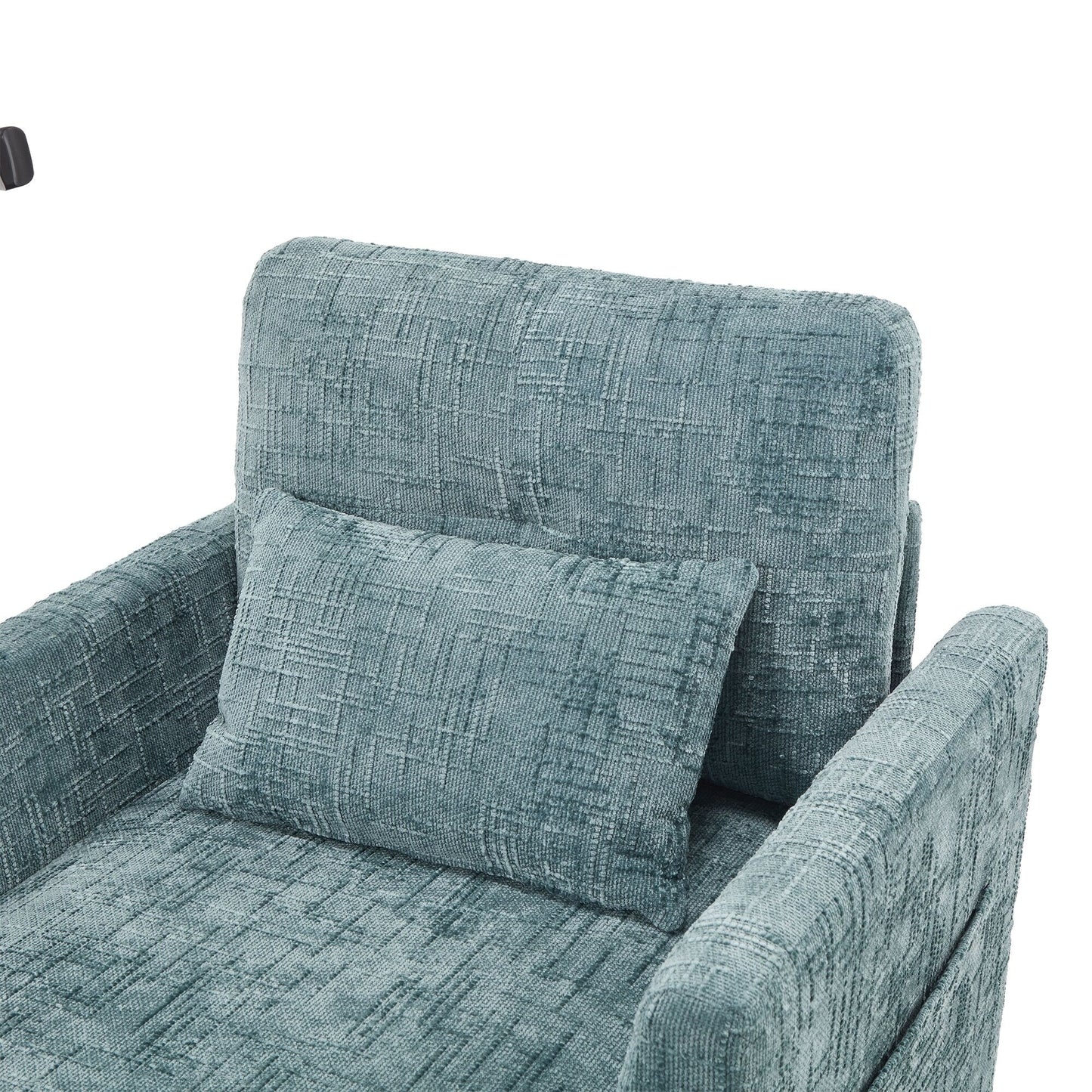 Multifunctional Lazy Person Sofa Recliner Can Be Stored Storage Backrest With Cell Phone Bracket Chenille Single Leisure Chair