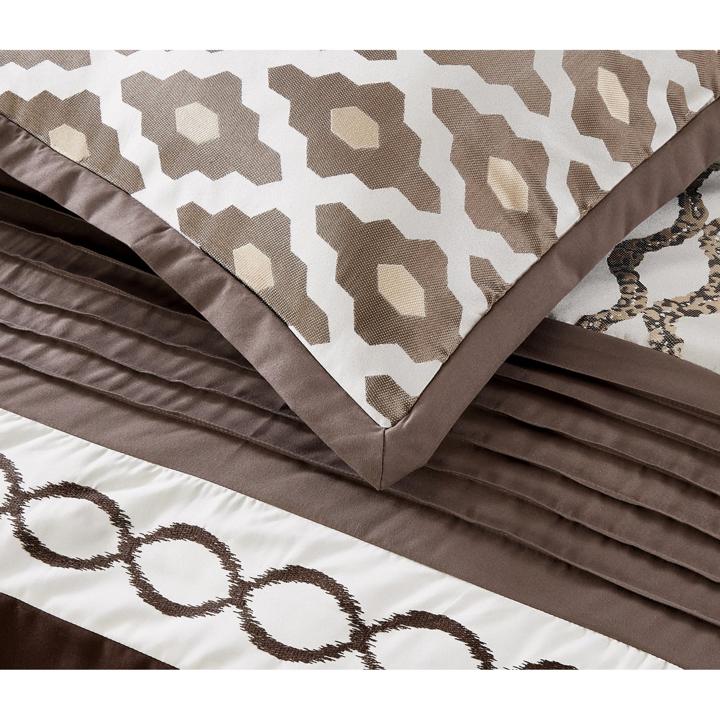 Nanshing Calvin Luxury10-teiliges geometrisches Bettdeckenset