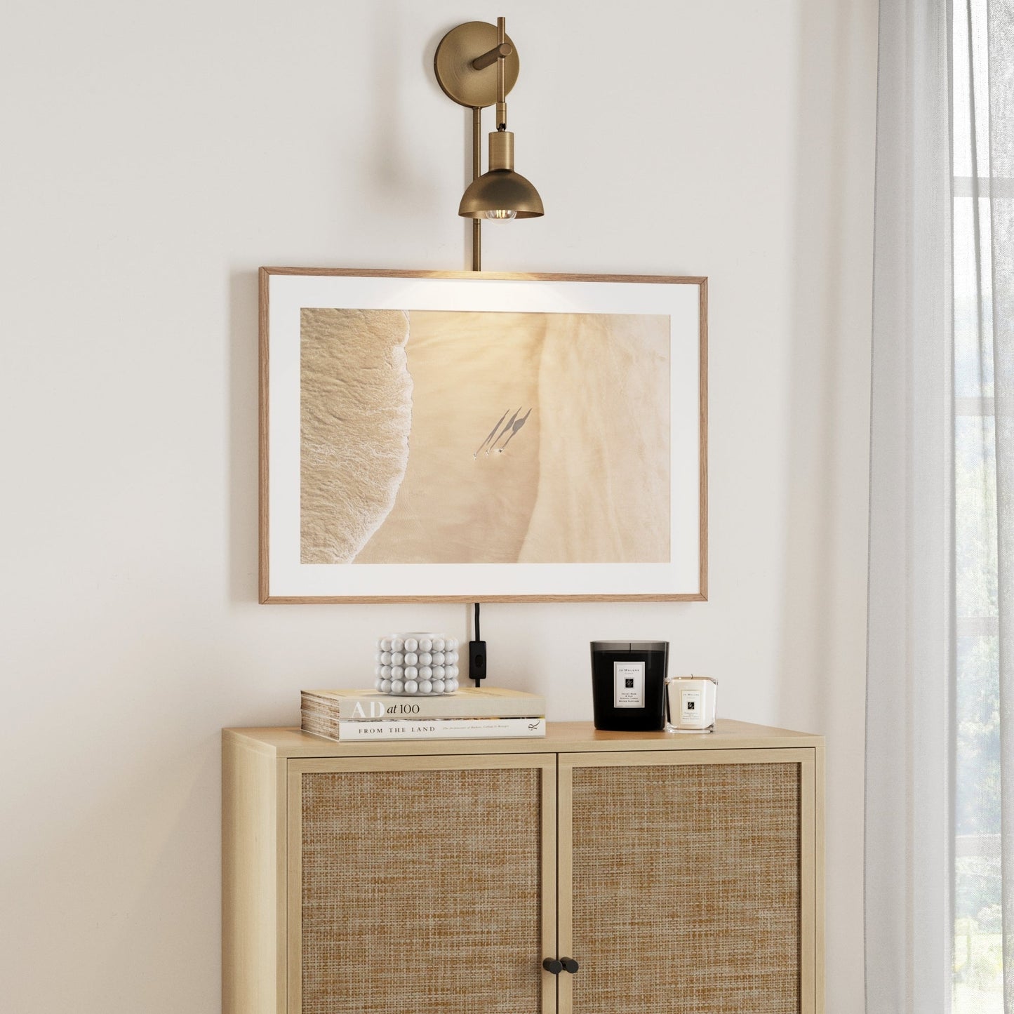 Nathan James Tamlin Wandleuchte mit Arm, 1 Leuchte, mit Plug-and-On-/Off-Schalter