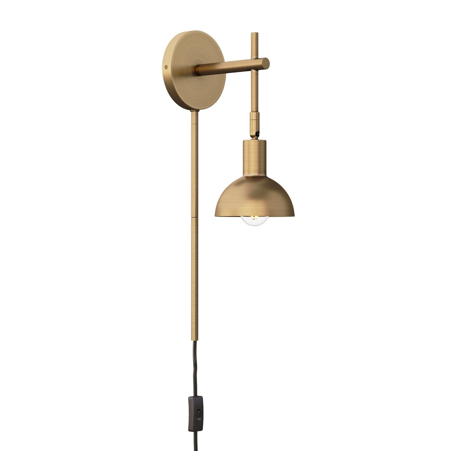 Nathan James Tamlin Wandleuchte mit Arm, 1 Leuchte, mit Plug-and-On-/Off-Schalter