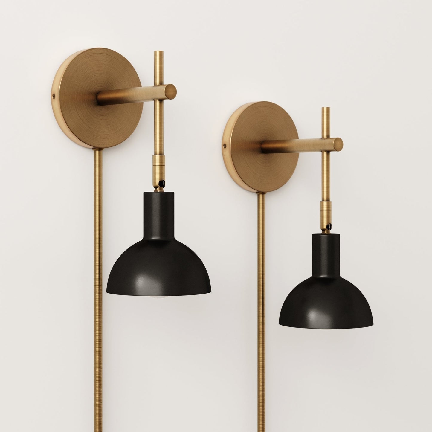 Nathan James Tamlin Wandleuchte mit Arm, 1 Leuchte, mit Plug-and-On-/Off-Schalter