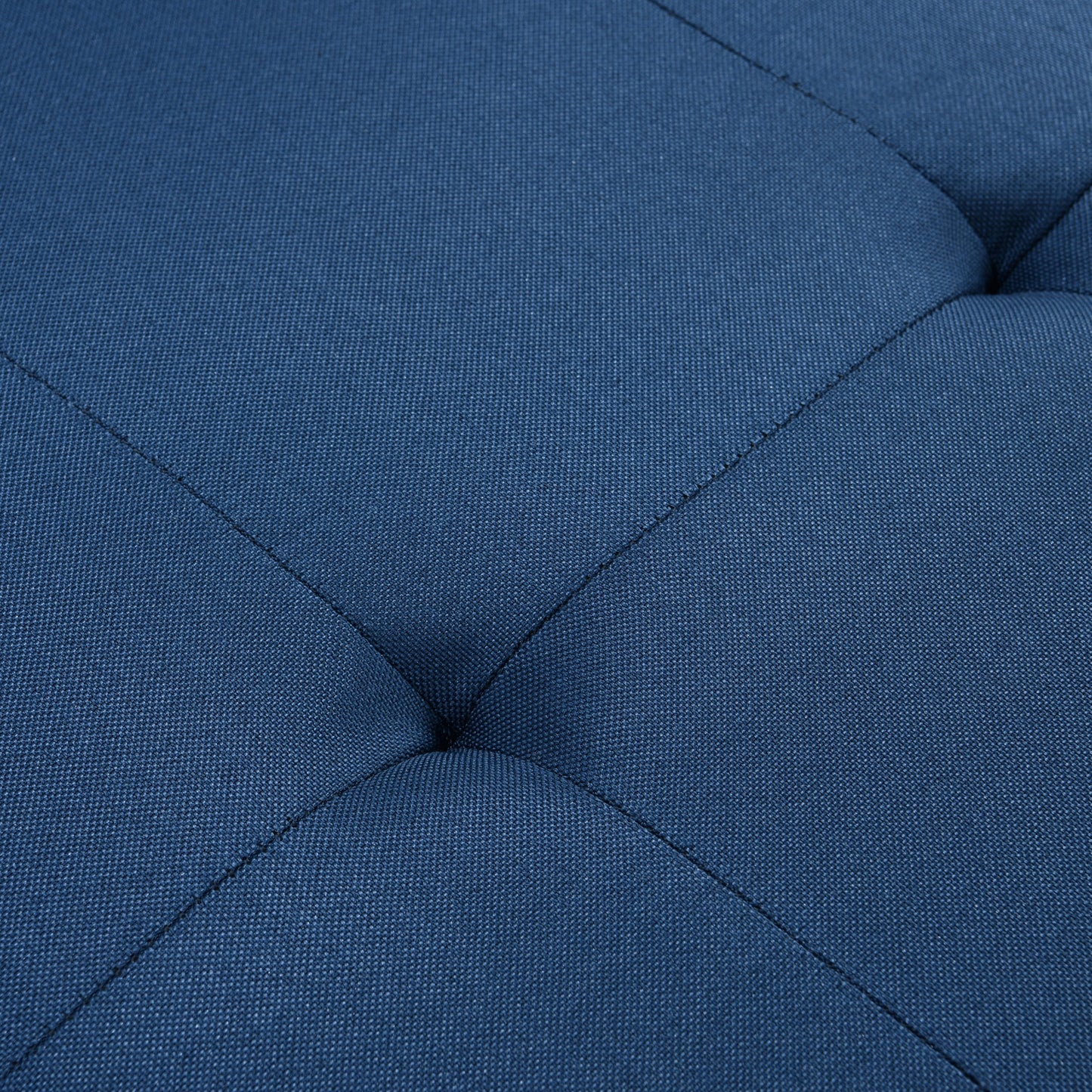 Navy Modern 27.5 3 in 1 Single Convertible Sofa Bed with Adjustable Back and Pillow for Living Room