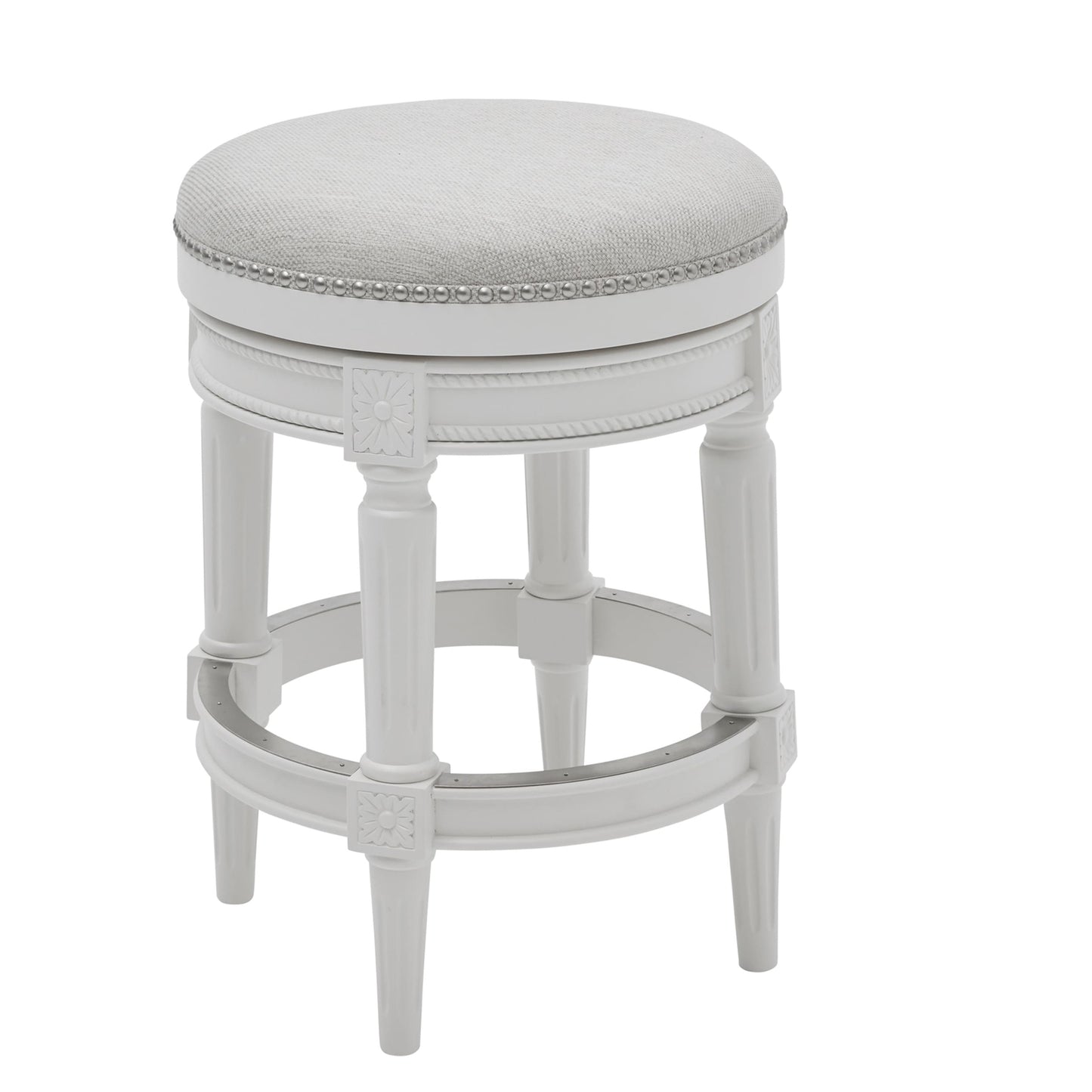 New Ridge Home Goods Chapman Barhocker, rückenfrei, drehbar, 26 Zoll, Thekenhöhe – Thekenhöhe