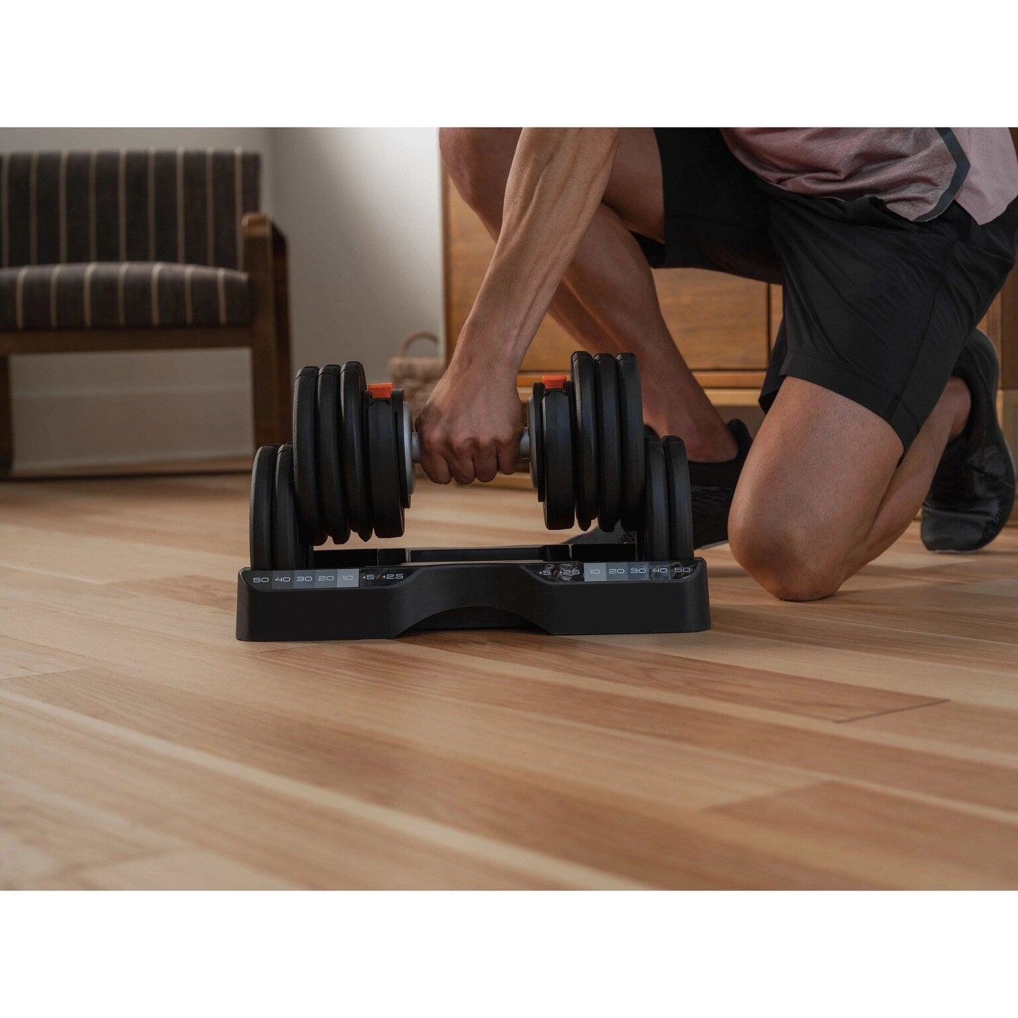 NordicTrack 55 Pfund Hantelset mit Gewichtsauswahl