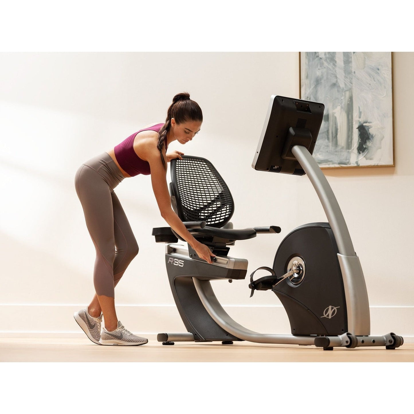 NordicTrack Commercial Series R35; iFIT-fähiges Liegeergometer mit 14-Zoll-Touchscreen