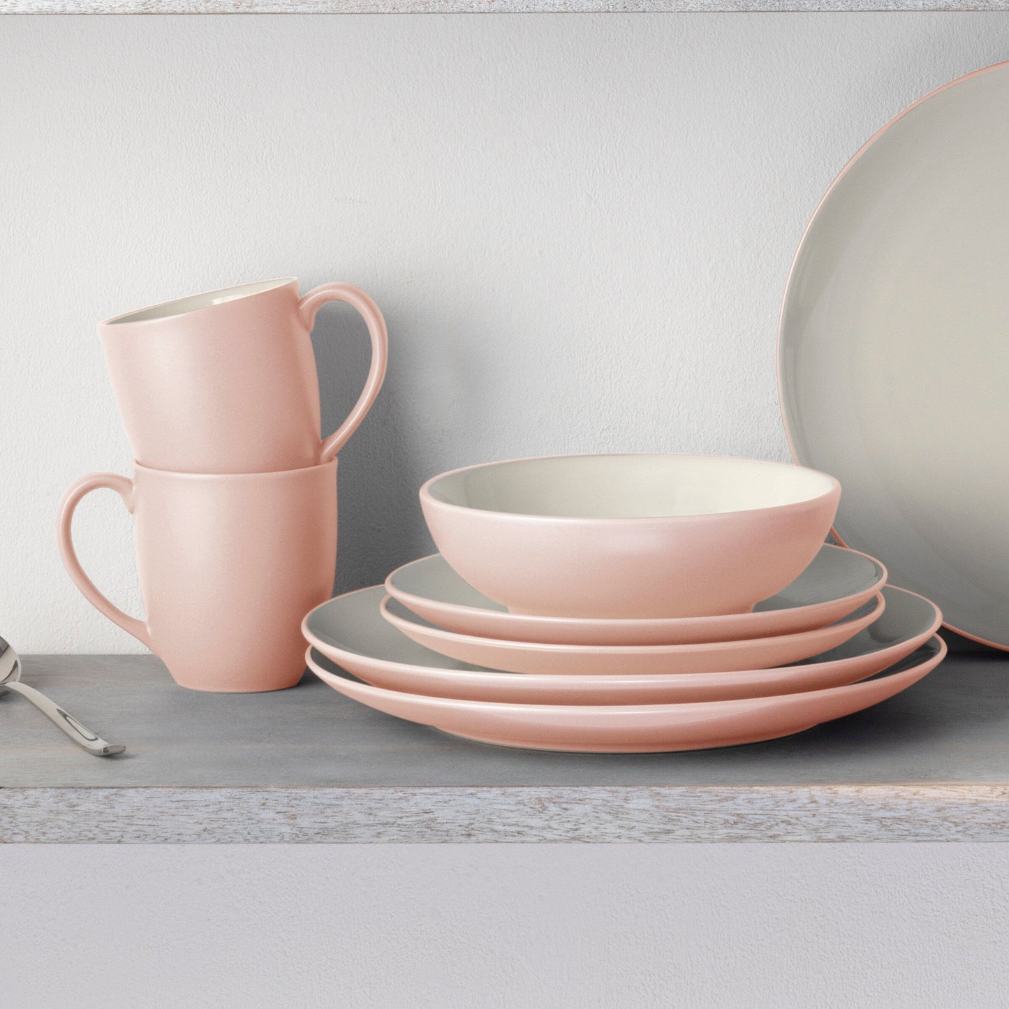 Noritake Colorwave 16-teiliges Coupe-Geschirrset, Service für 4