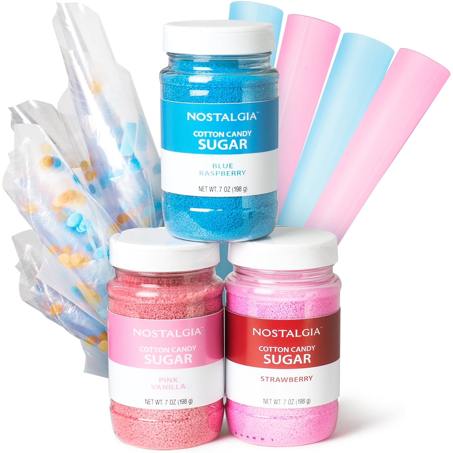Nostalgie FSCC8 Zuckerwatte-Party-Set