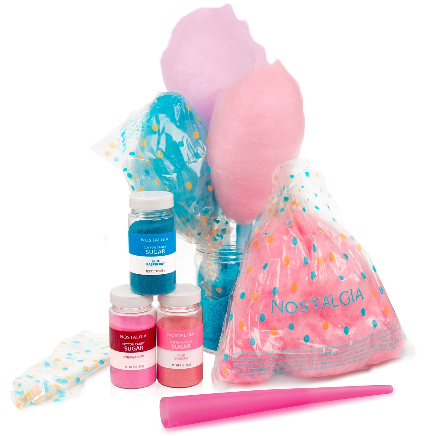 Nostalgie FSCC8 Zuckerwatte-Party-Set