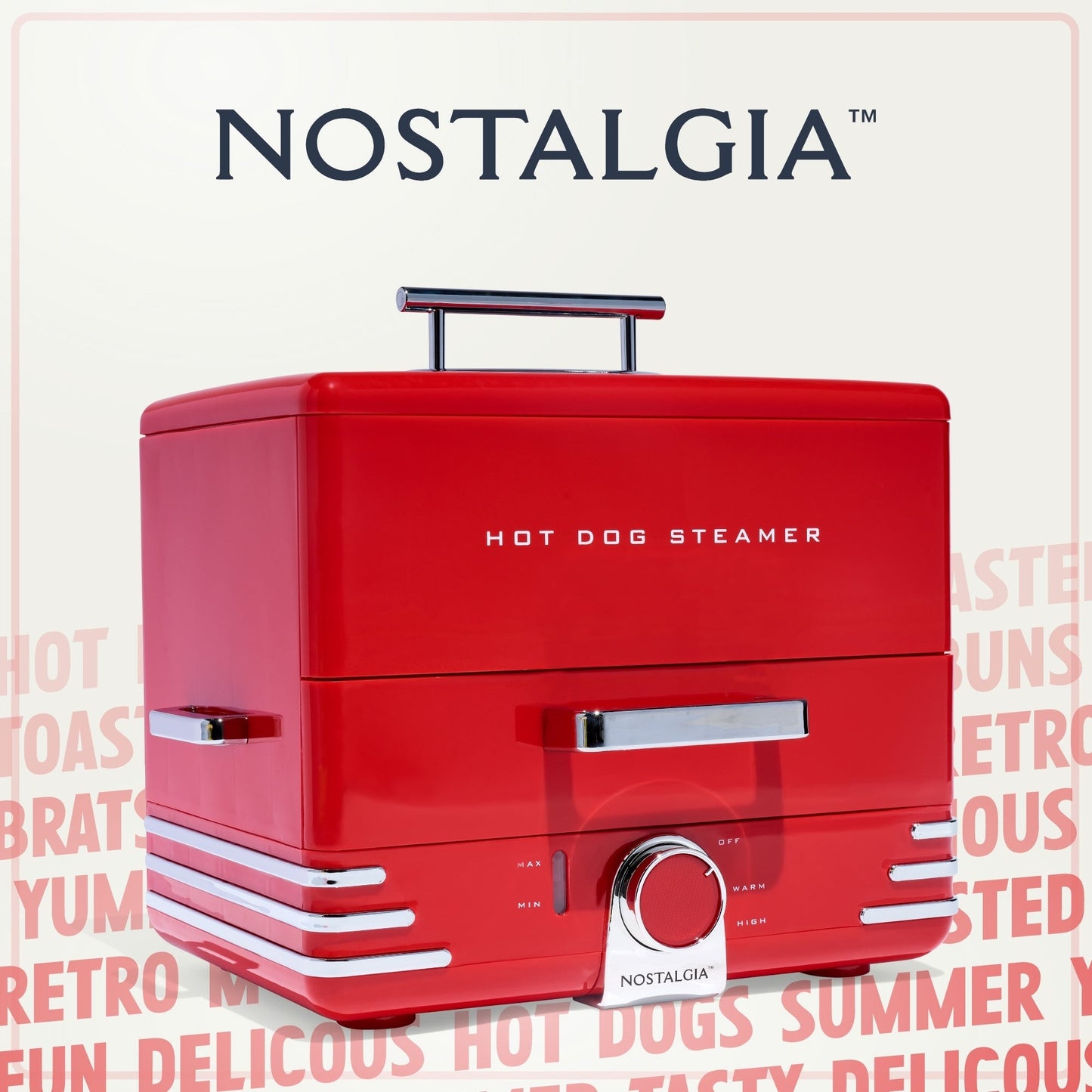 Nostalgie Hot Dog Steamer